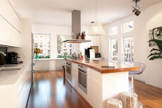3D keuken impressie 3D keuken impressie