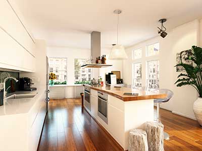 3D illustratie keuken 3D illustratie keuken